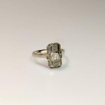 Damen-Ring - Gold, Diamant - 1920
