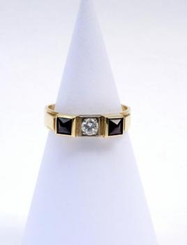Ring - Gelbgold, Diamant - 1950